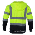 High Visibility Jackets Safety Sweater Reflective Hoodies